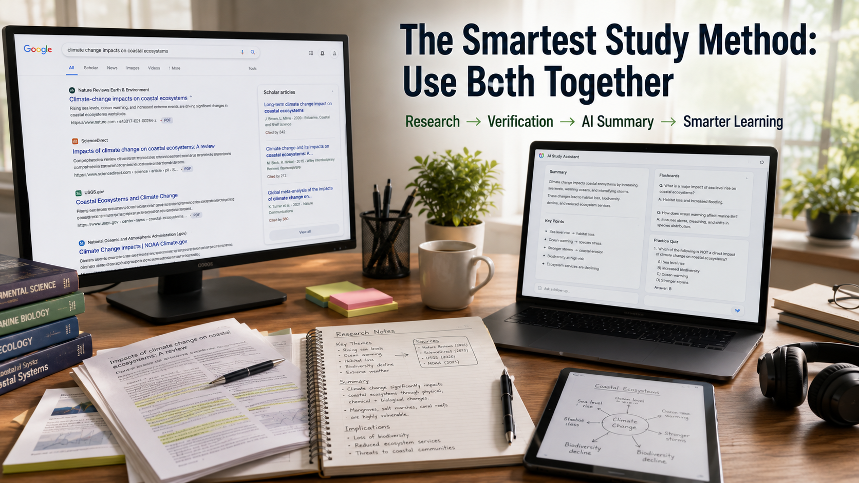 AI vs Google for studying
