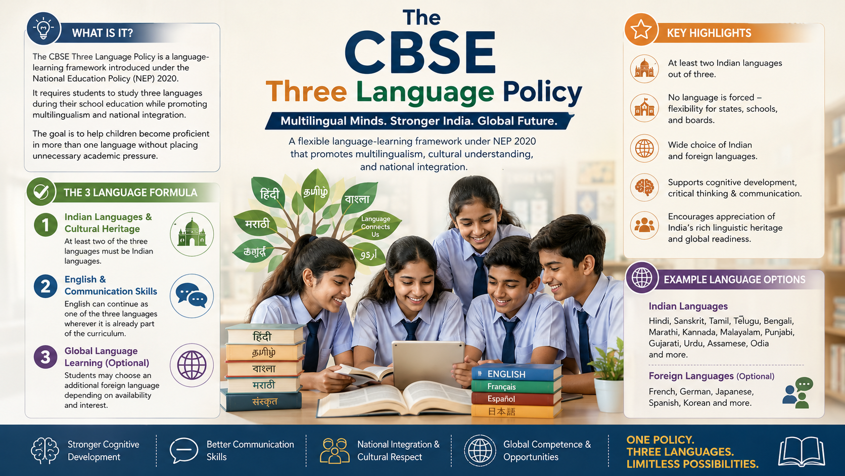 CBSE three language policy explained