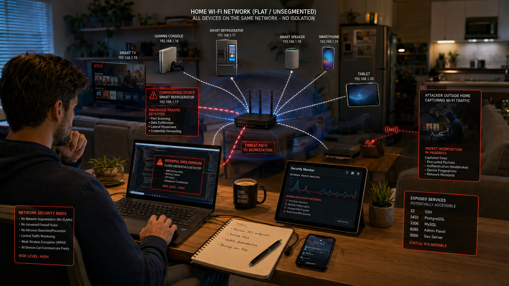 Secure Home Network Guide for Remote Engineers