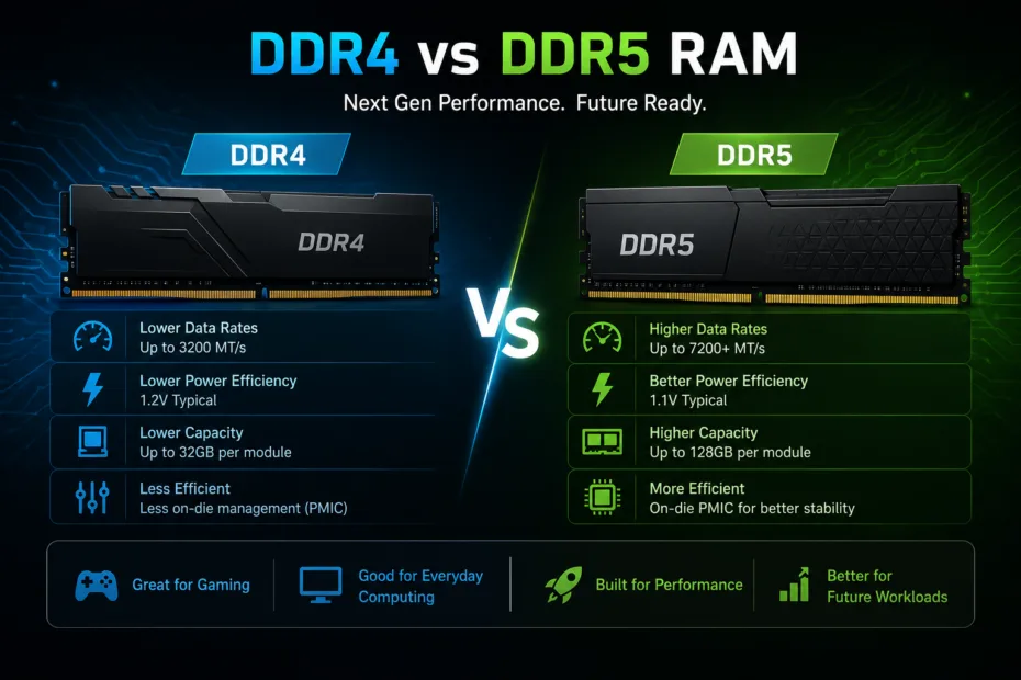 DDR5 vs DDR4 in 2026