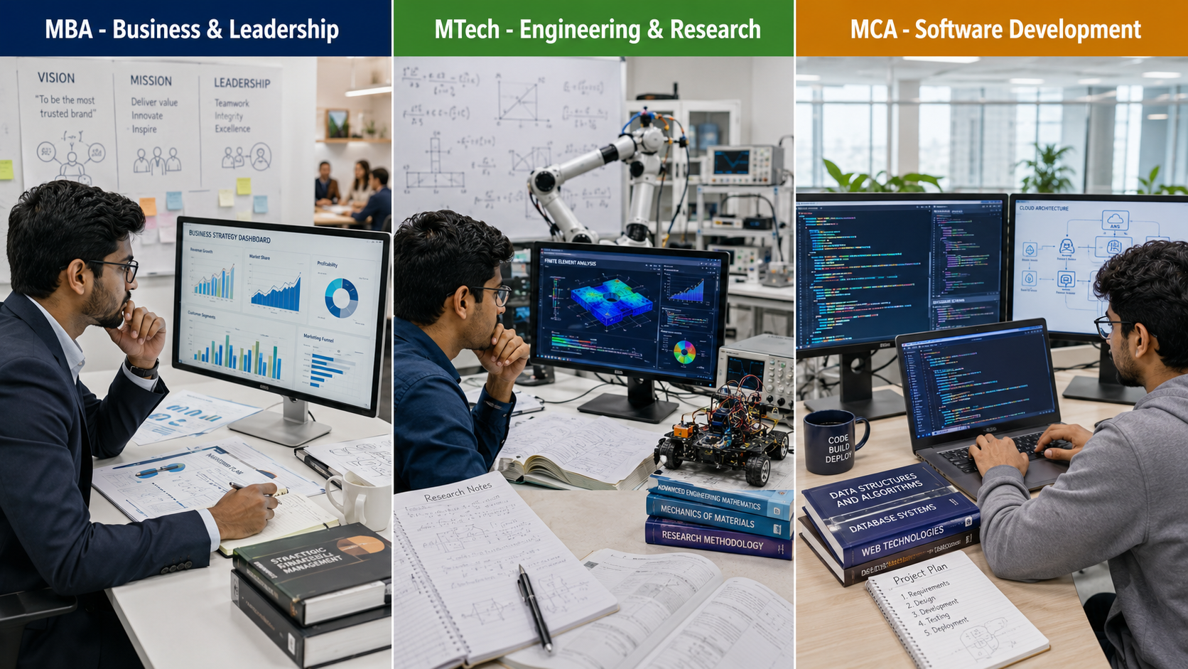 MBA MTech MCA