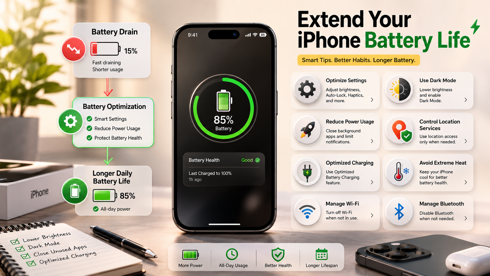 how to improve iPhone battery life