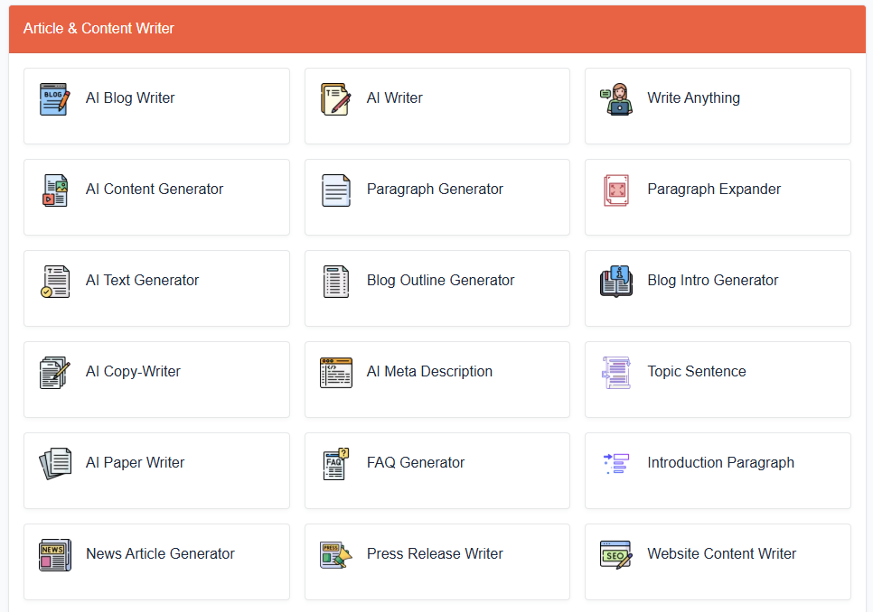 free ai writing tool no signup