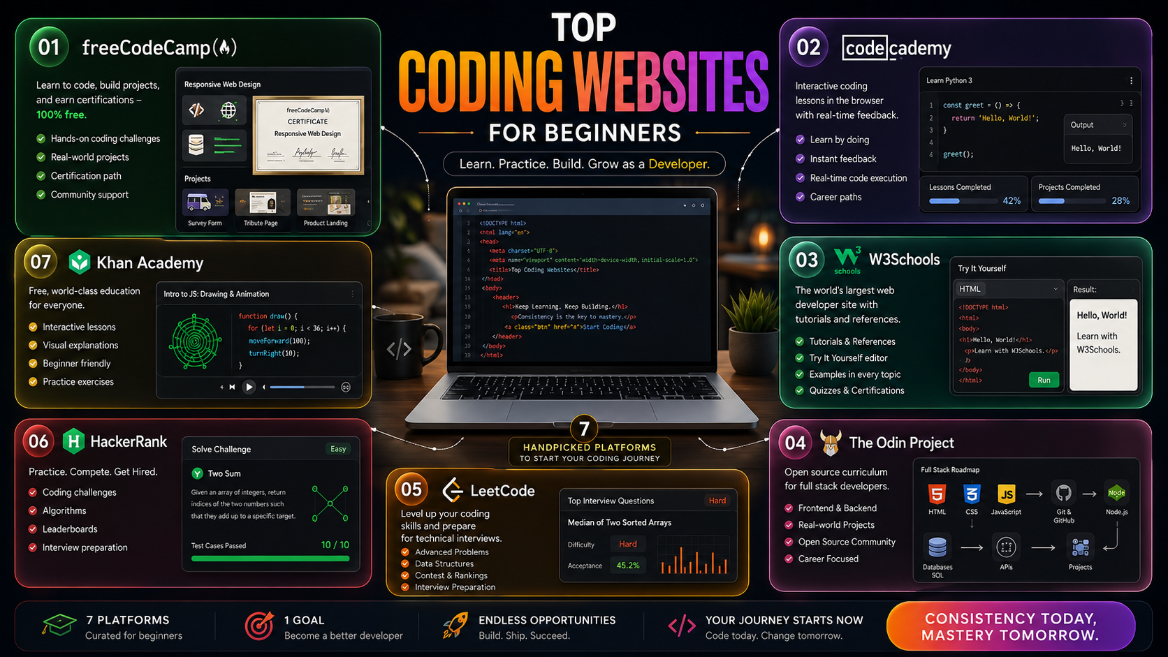 coding websites for beginners