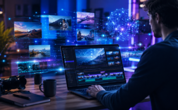 AI video generator dashboard showing automated video creation process