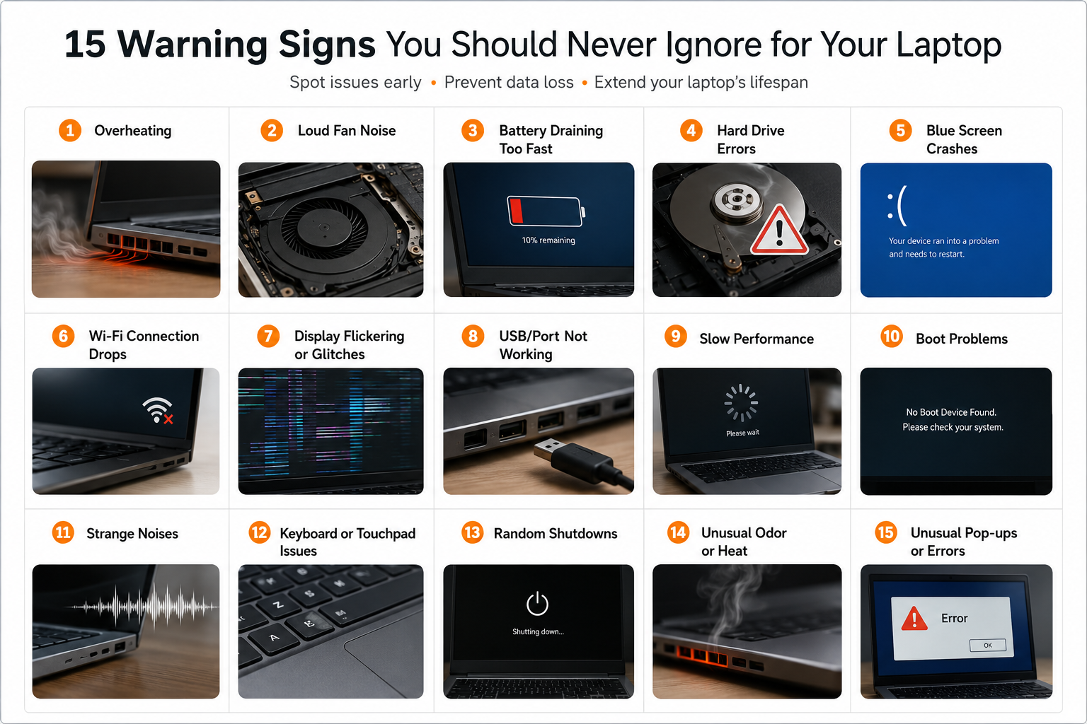 15 laptop warning signs to watch for