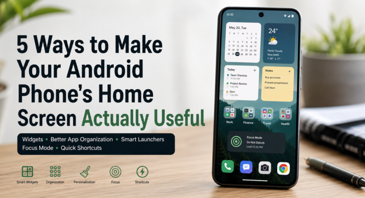 5 ways to improve your Android home screen