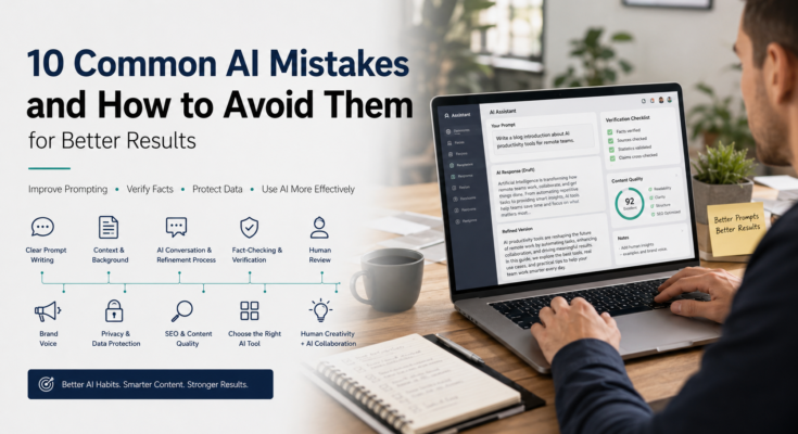 10 common AI mistake to avoid for smarter results