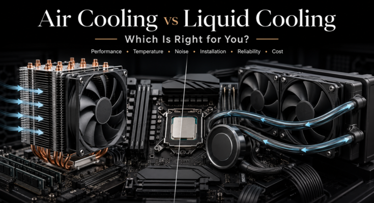 Air cooling vs liquid cooling comparison