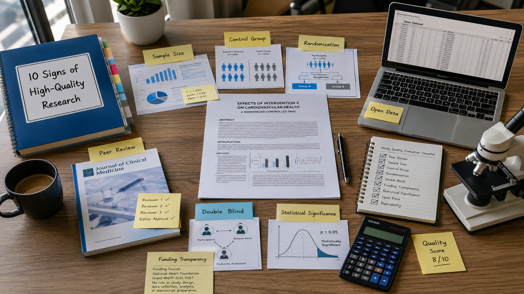 evaluate research quality