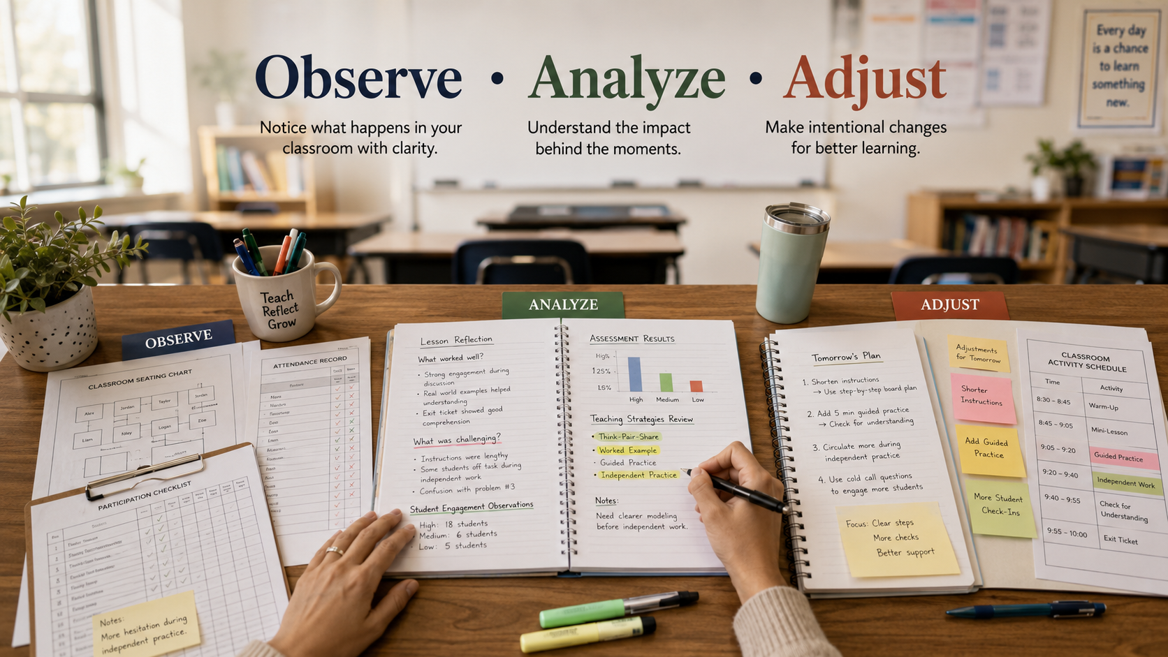 teacher self-reflection routine