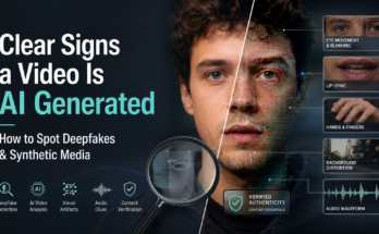 Clear signs of AI video manipulation