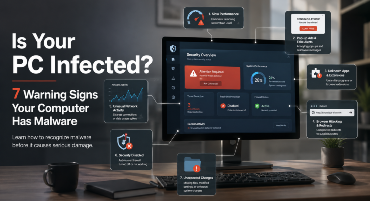 Signs your computer has malware