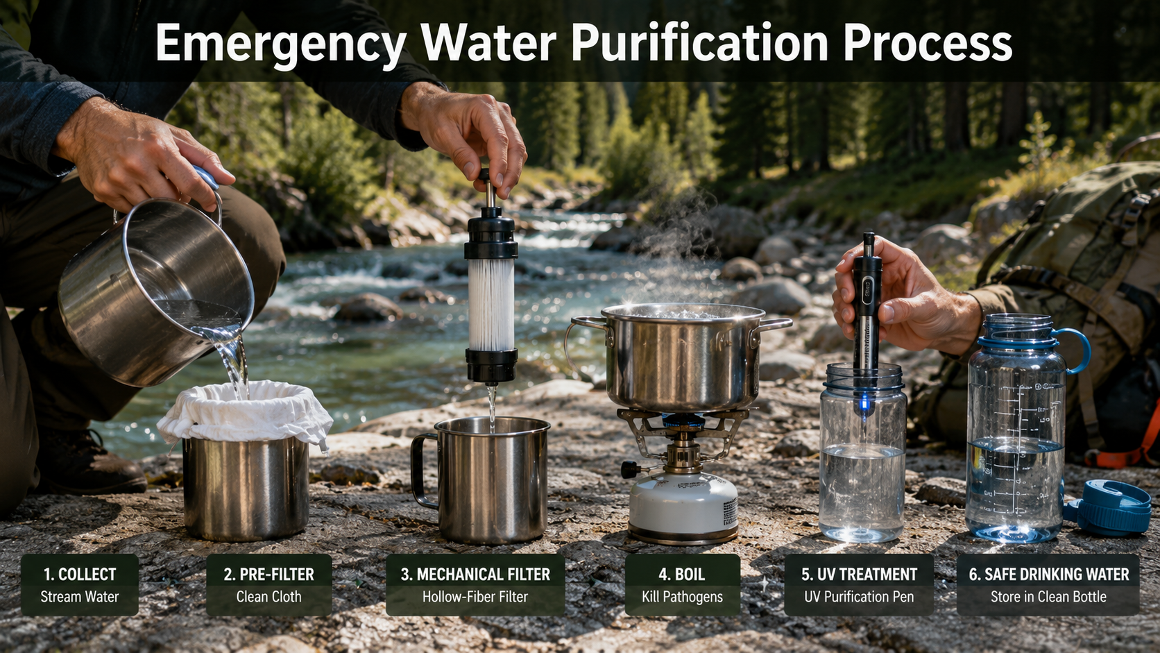 water storage and purification methods