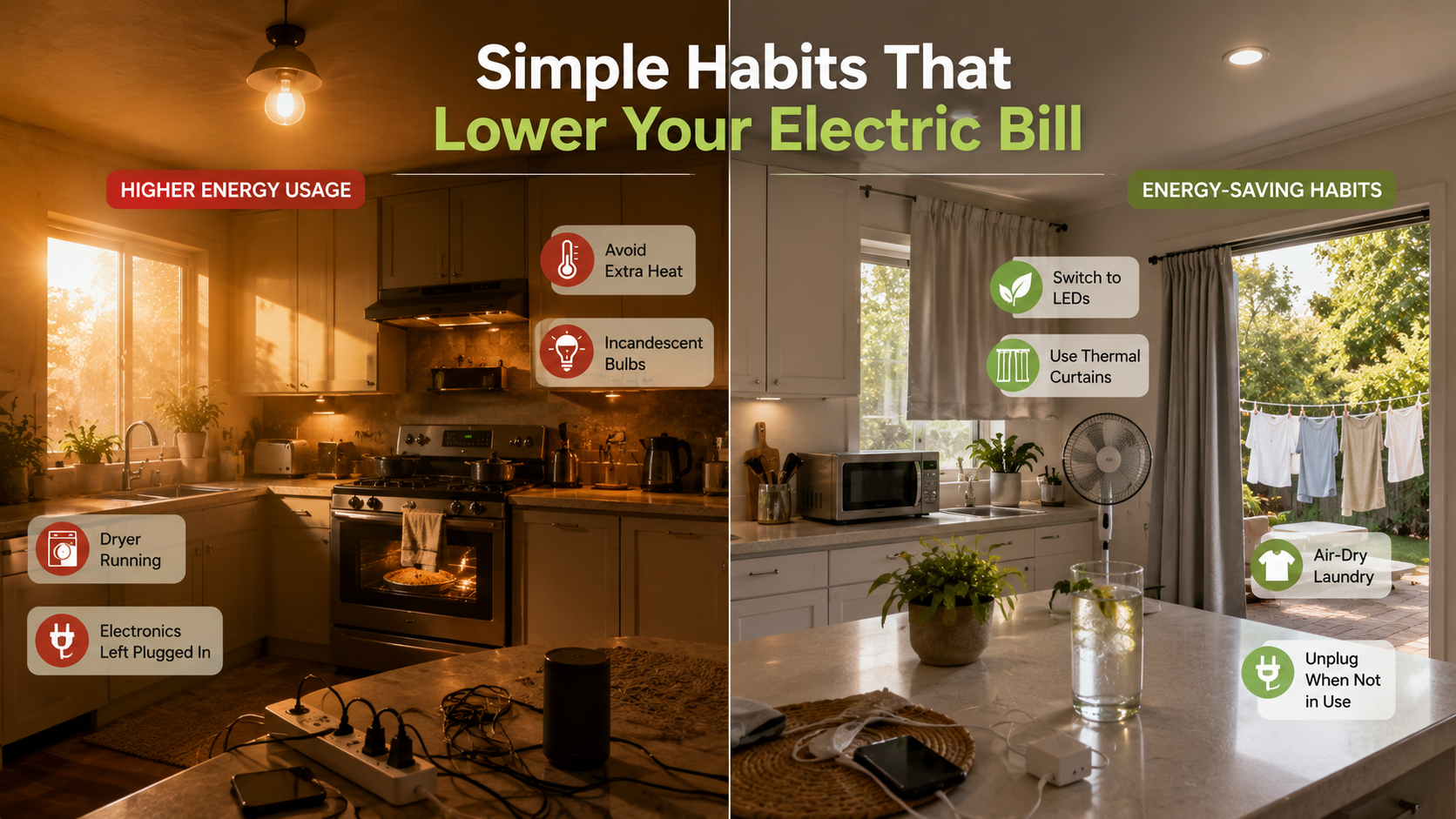 reduce electricity bill naturally