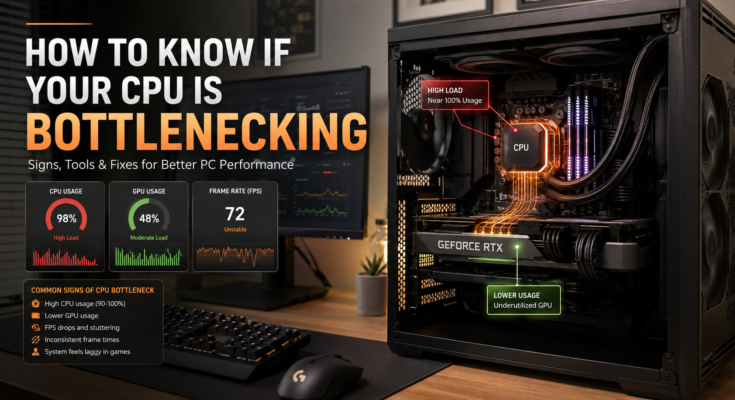 How to identify CPU bottlenecking:know my CPU is bottlenecking