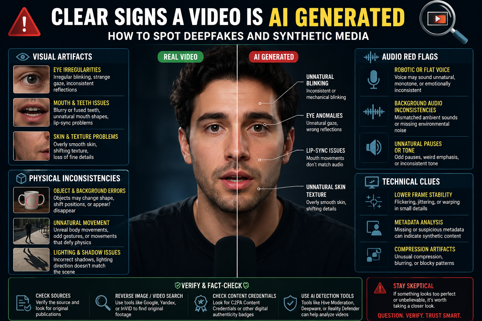 How to spot deepfakes and synthetic media