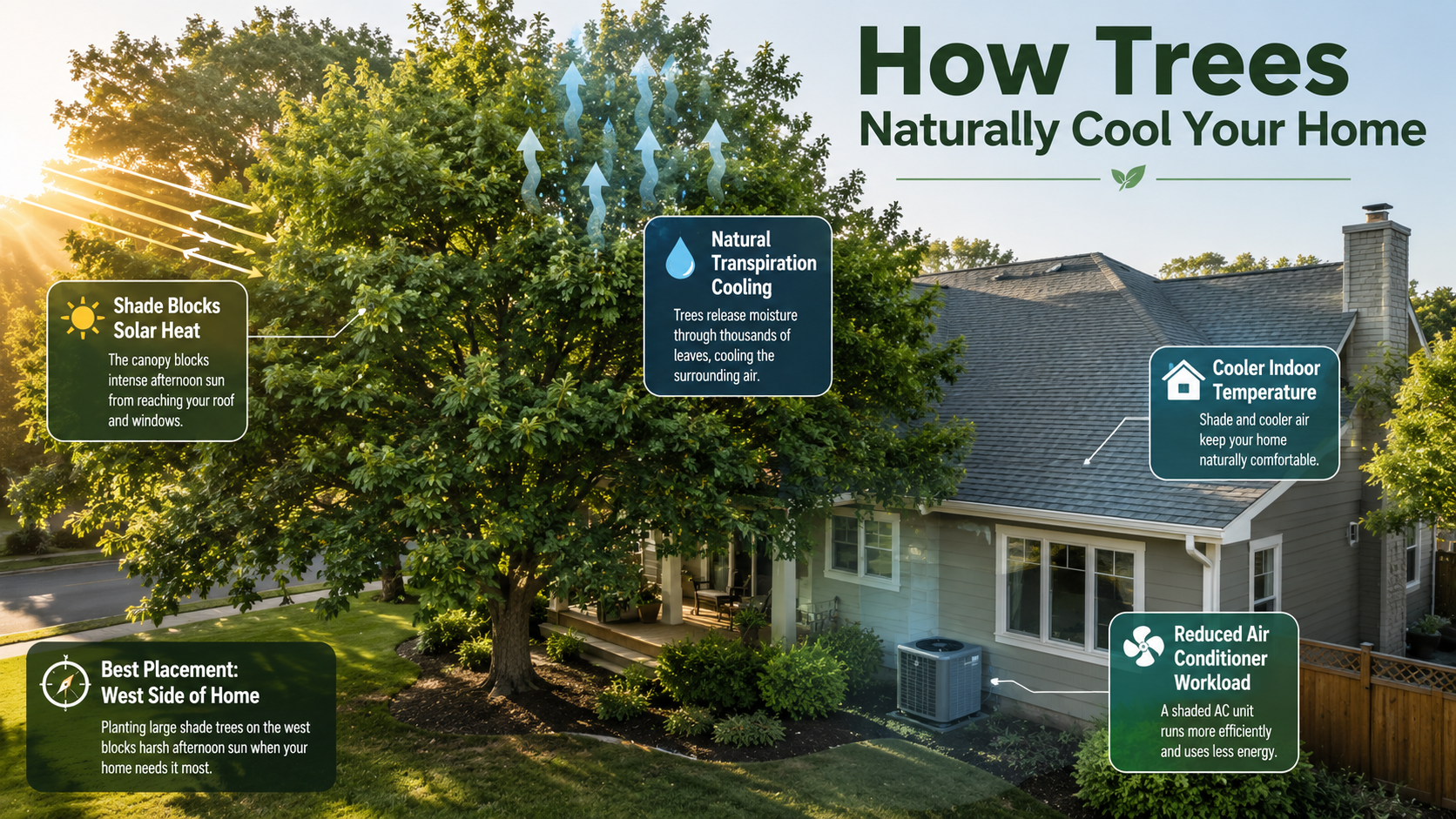 best trees for natural cooling