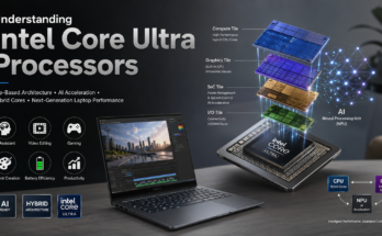 Intel Core Ultra processor infographic