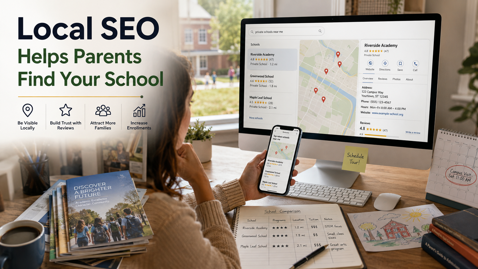 school admission marketing ideas