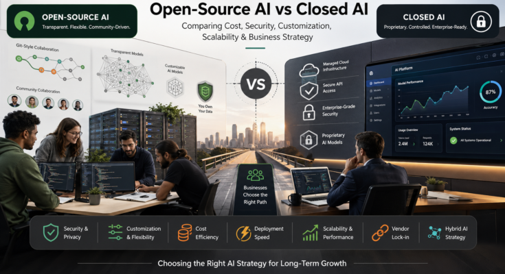 Open-source AI vs closed AI comparison