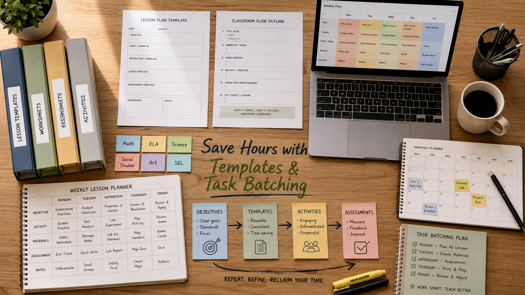 optimize lesson planning