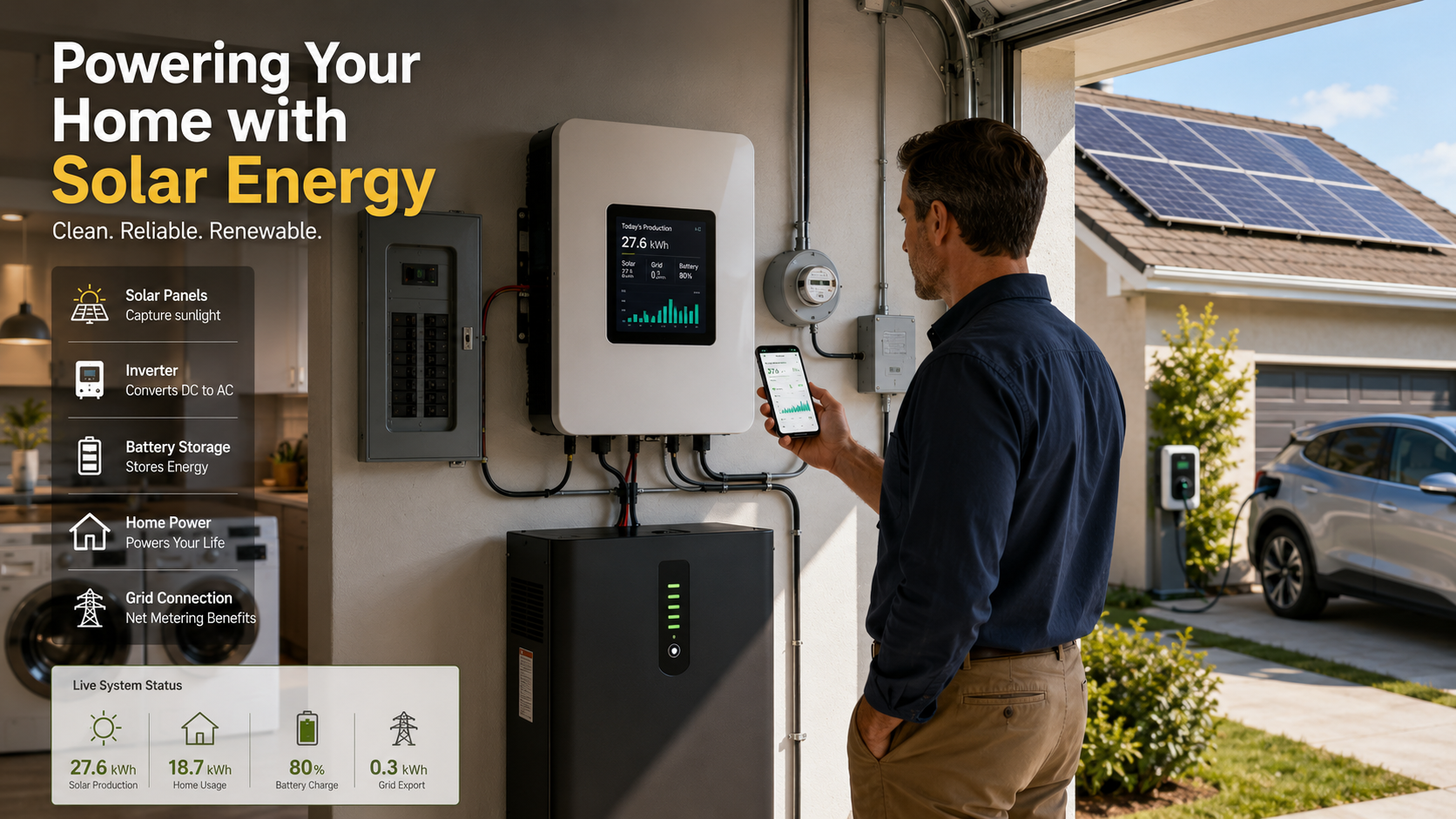residential solar panel installation