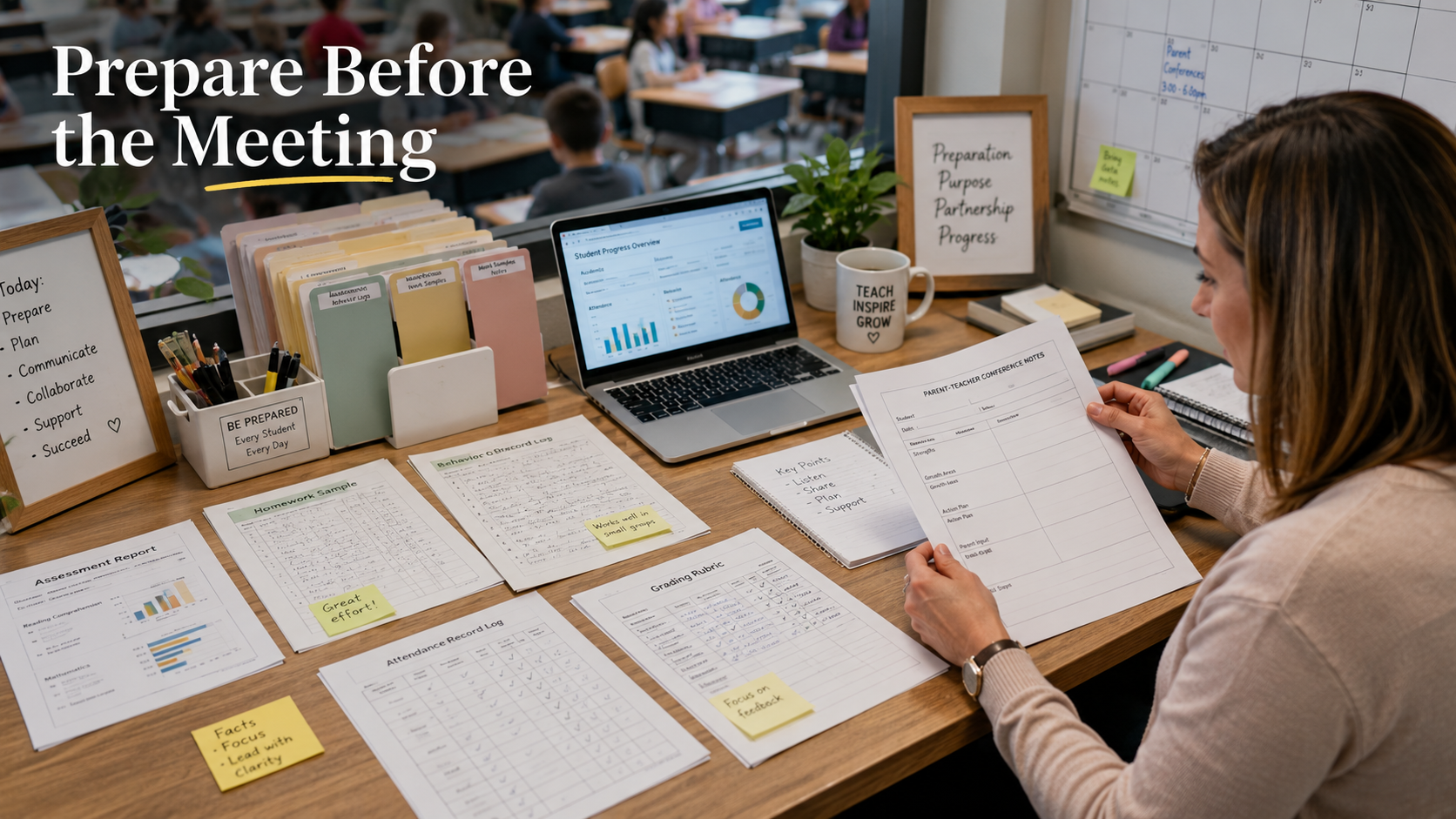 parent-teacher conference notes