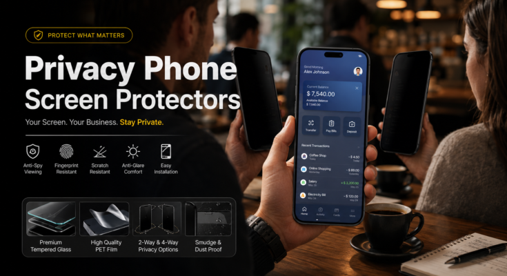 Protect your privacy with privacy phone screen protectors