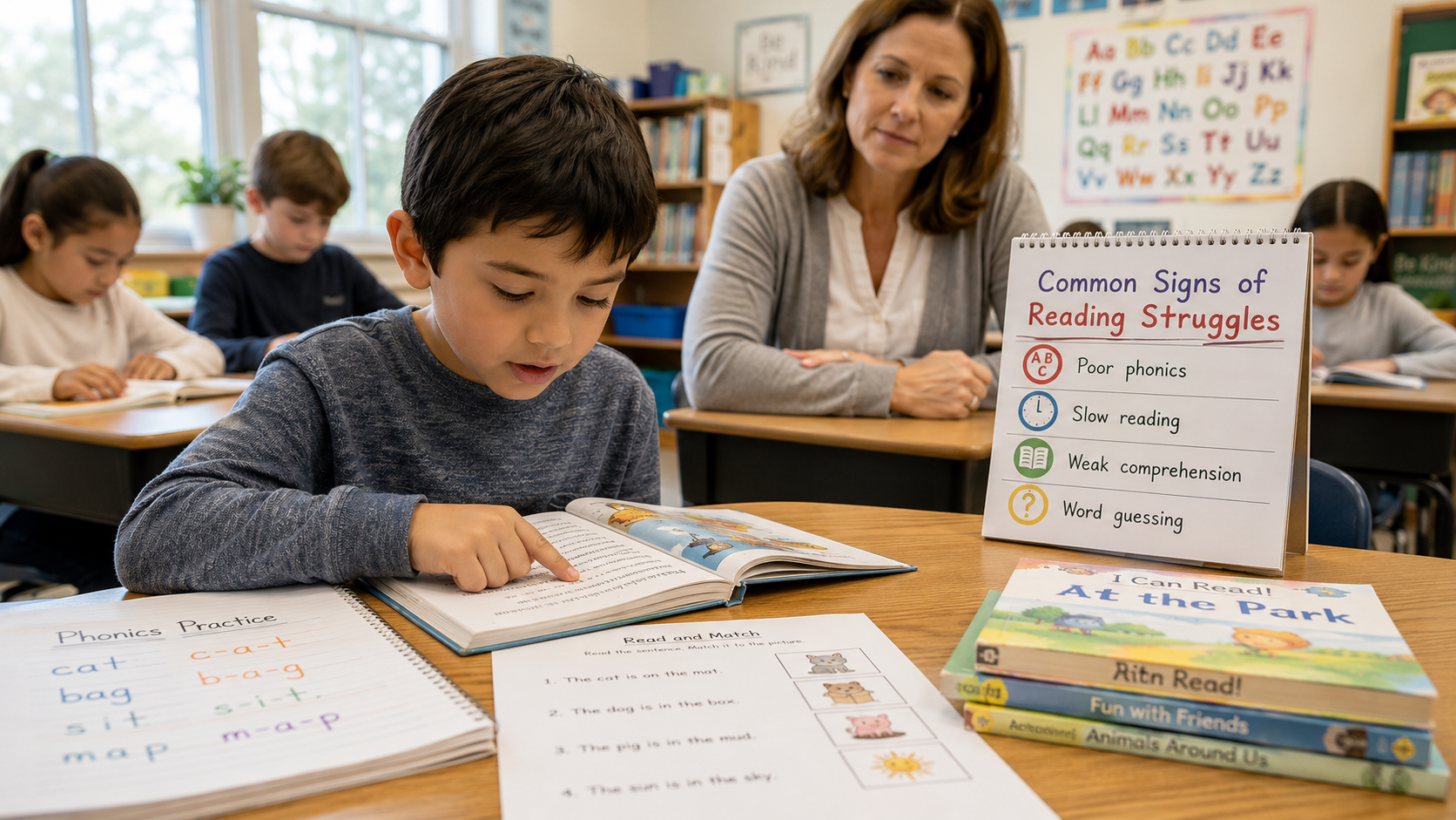 signs your child might need a reading tutor