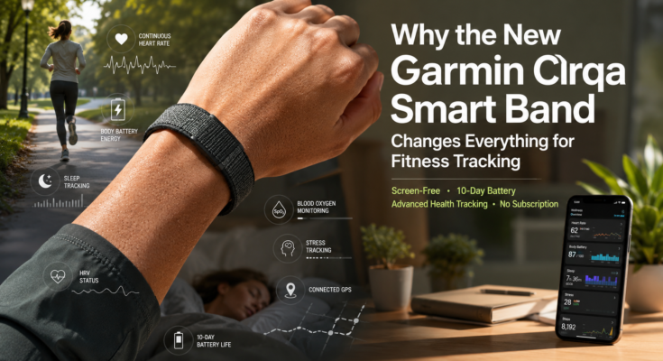 Garmin Cirqa Smart Band:Smart fitness band for every lifestyle