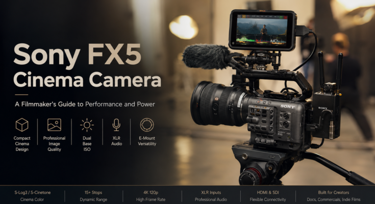 Sony FX5 cinema camera