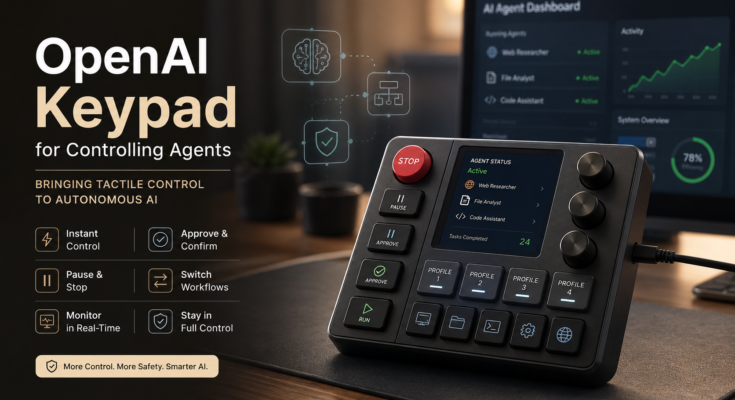 OpenAI keypad for controlling agents