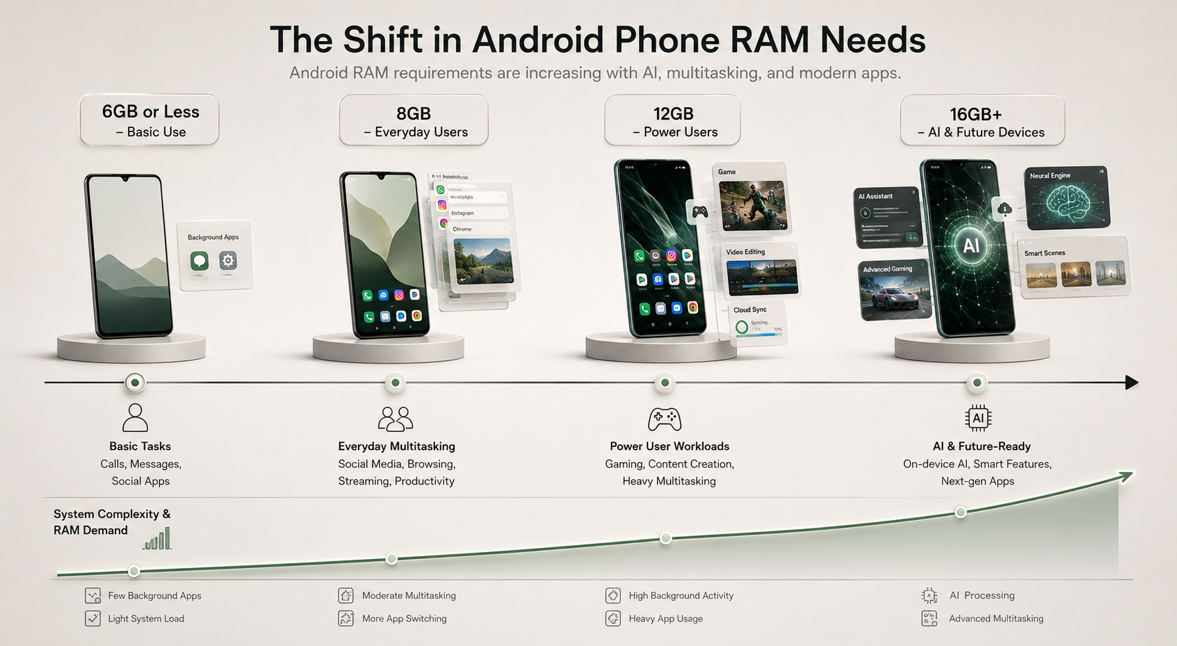 How much RAM for your Android?