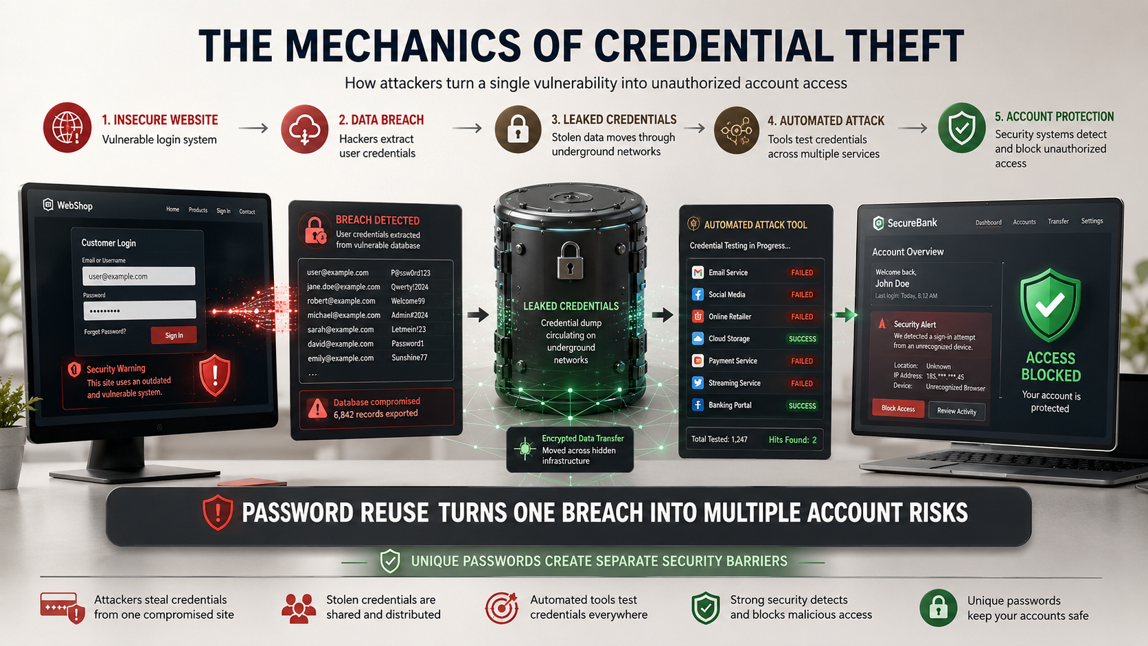 password security guide:The mechanics of credential theft
