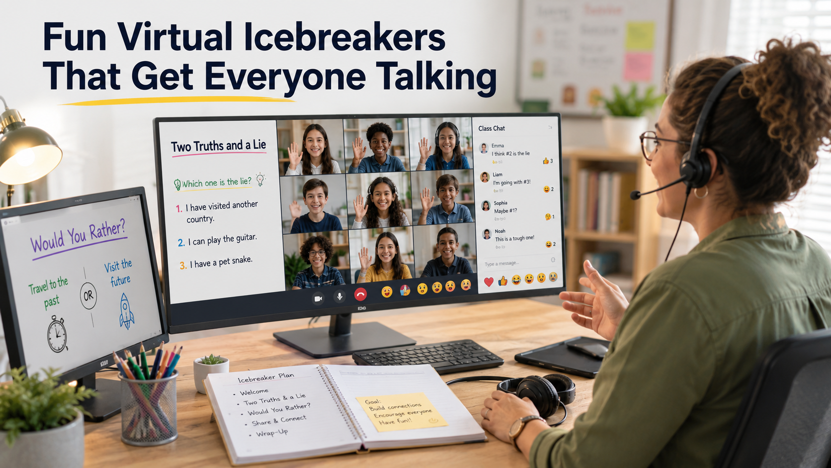 icebreaker games for virtual classrooms