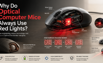 Why optical mice use red light