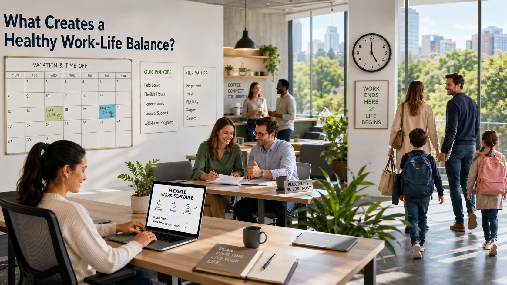 countries with the best work-life balance