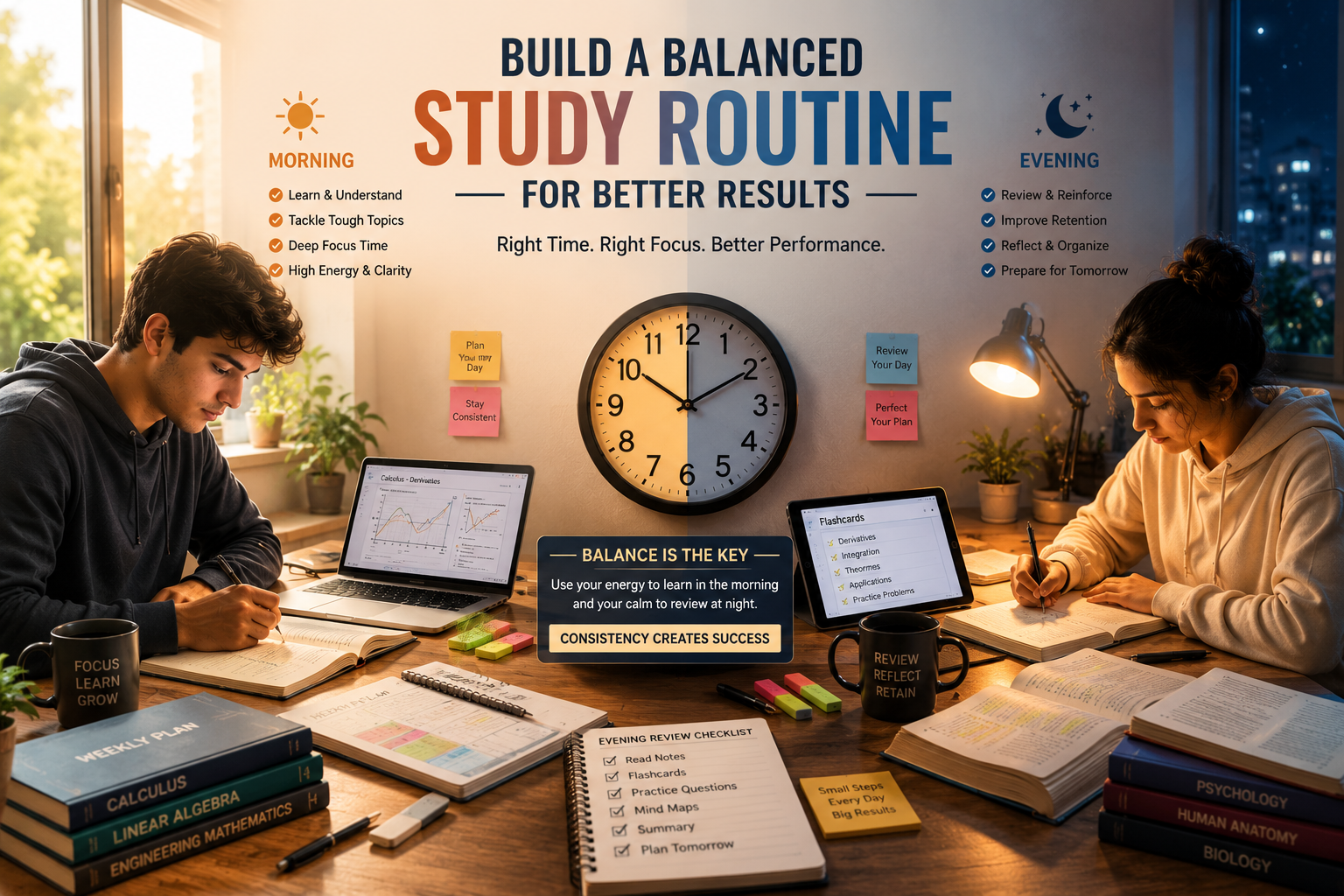 morning vs night study