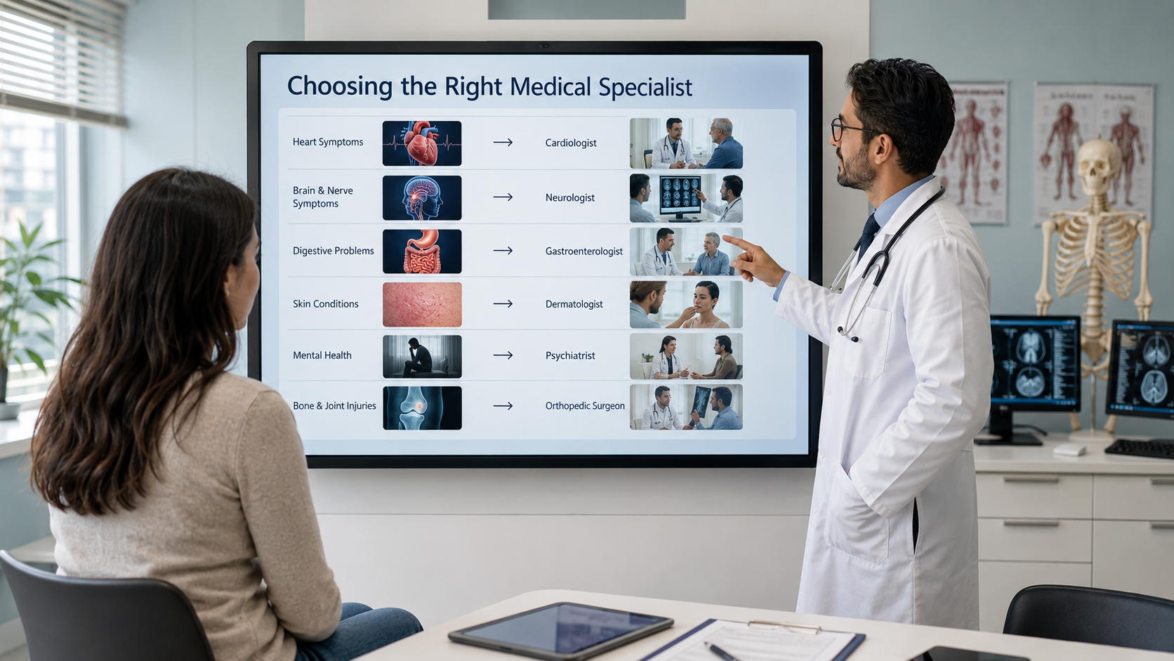 types of doctors and their specialties