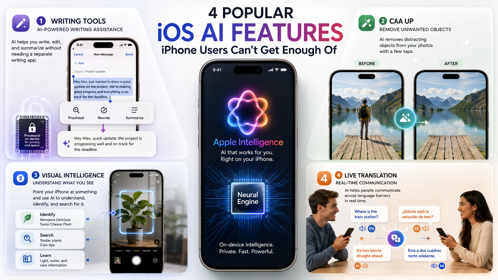 4 Popular iOS AI Features