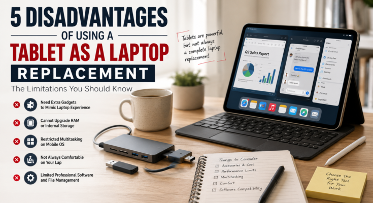 5 Disadvantages of Tablets as Laptops