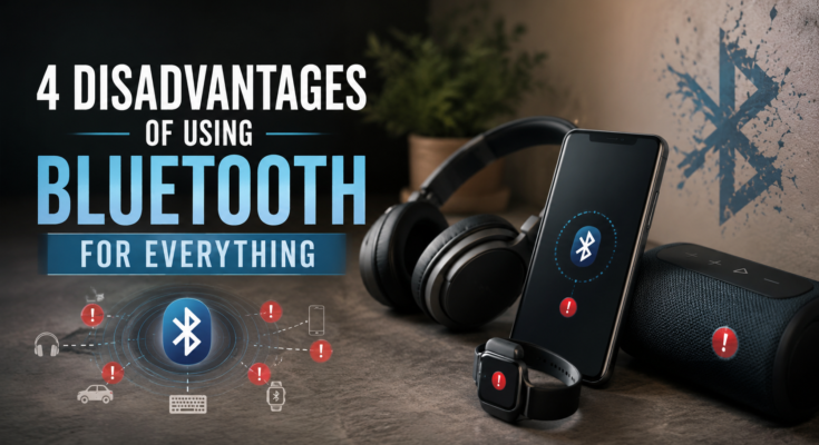disadvantages of using bluetooth