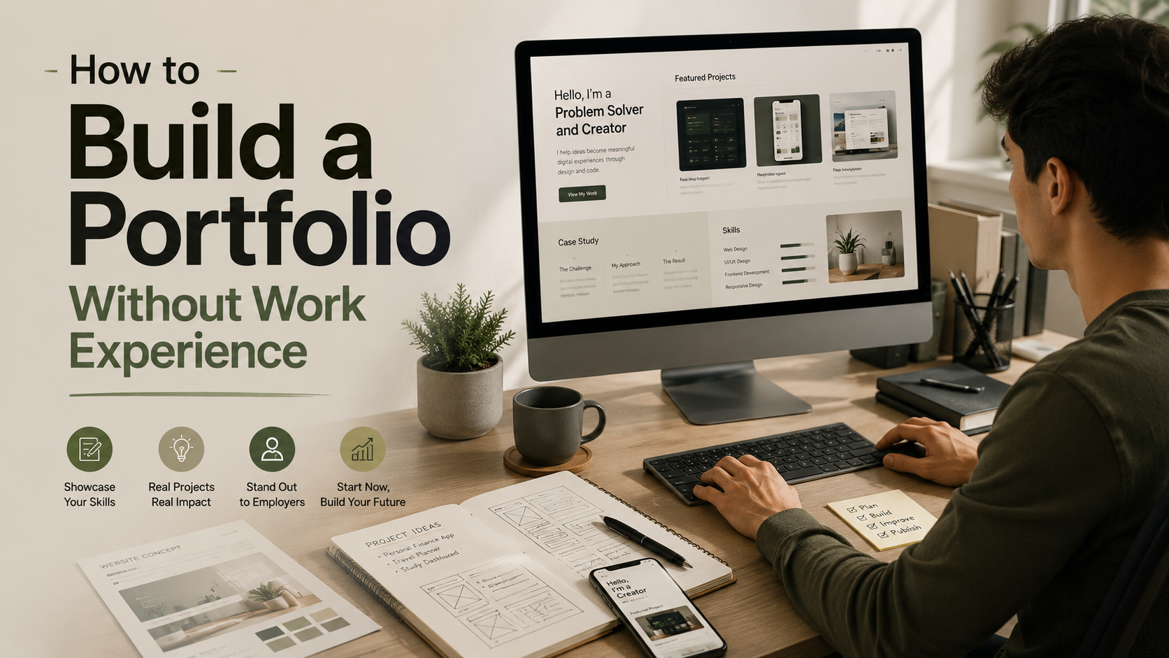 How to build a portfolio without work experience