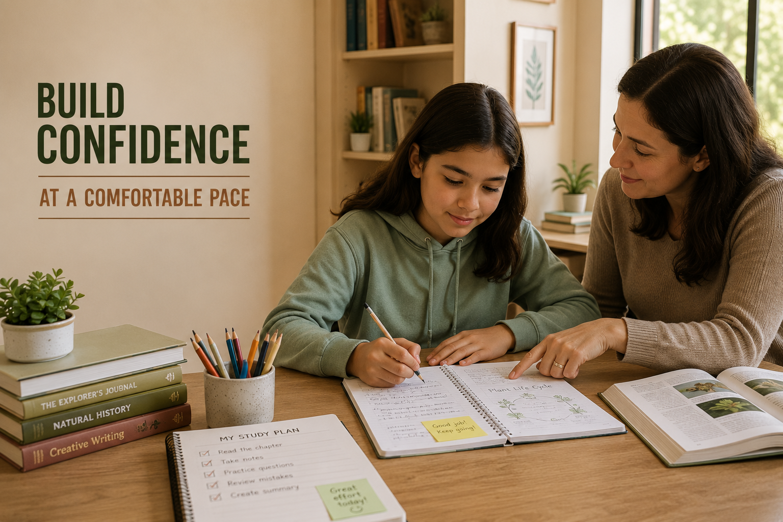 build confidence in students