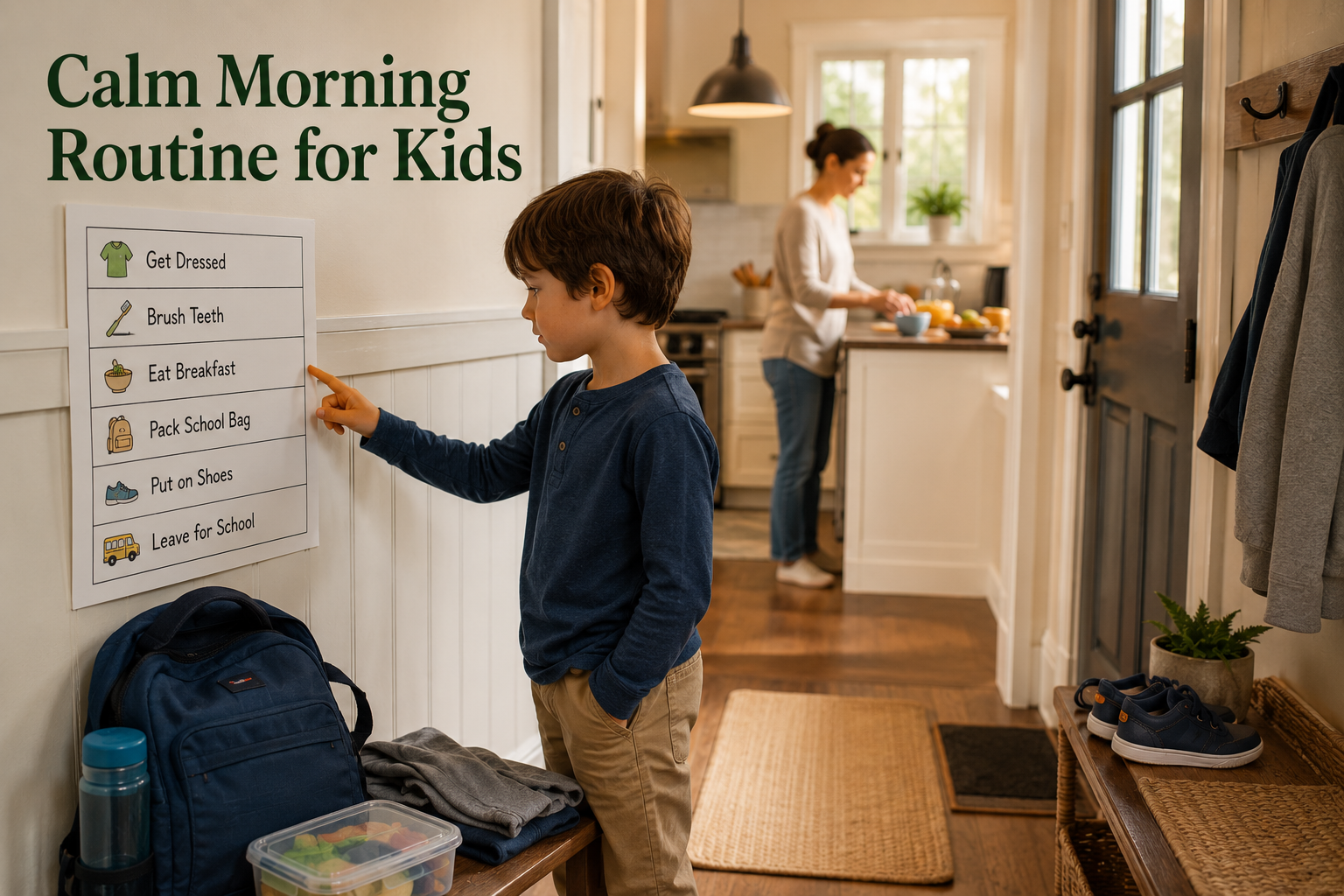 simple tricks for a calmer morning
