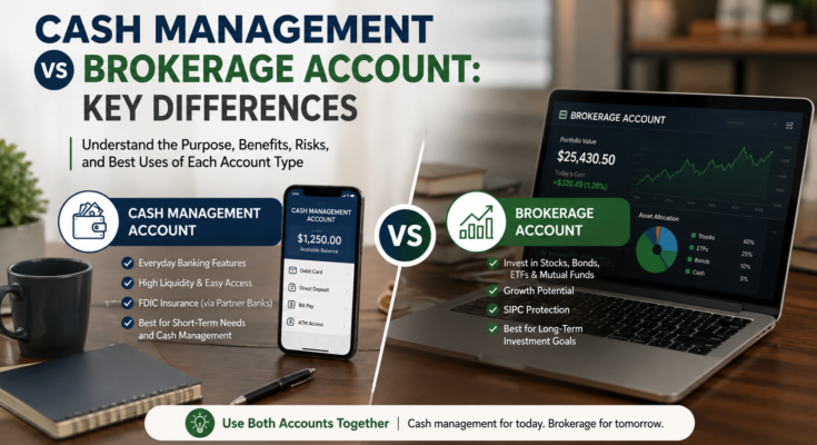 Cash Management vs Brokerage