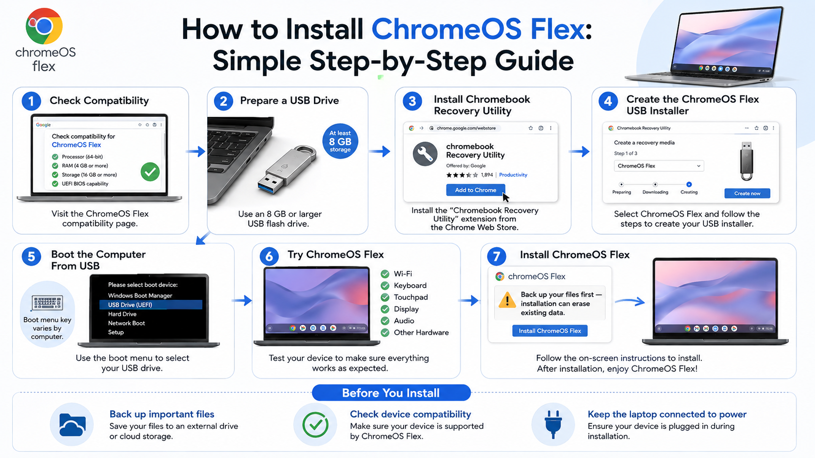 ChromeOS Flex Installation Guide