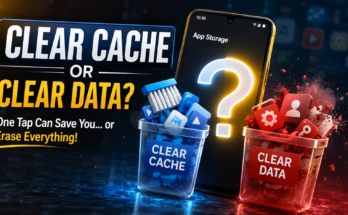 Clear Cache or Clear Data?