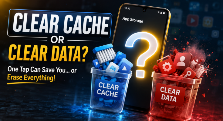 Clear Cache or Clear Data?